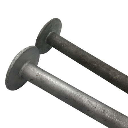 DIN 603 kërpudha çeliku inox rrotull rrufe në qiell të rrumbullakët me qafë katrore